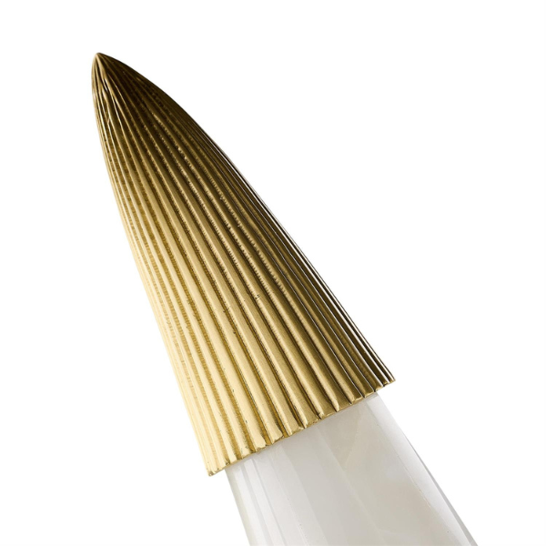 John Richard Jade Tusk Sculpture on Marble - Image 3
