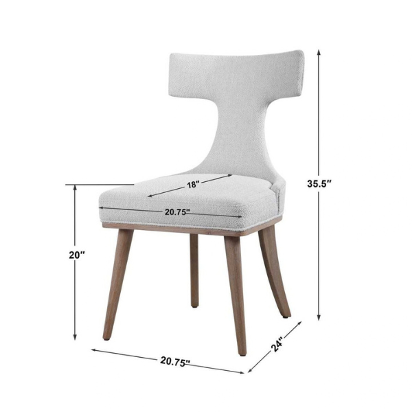 Uttermost Klismos Accent Chair, 2 Per Box, Priced Each - Image 10