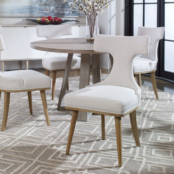 Uttermost Klismos Accent Chair, 2 Per Box, Priced Each - Image 2