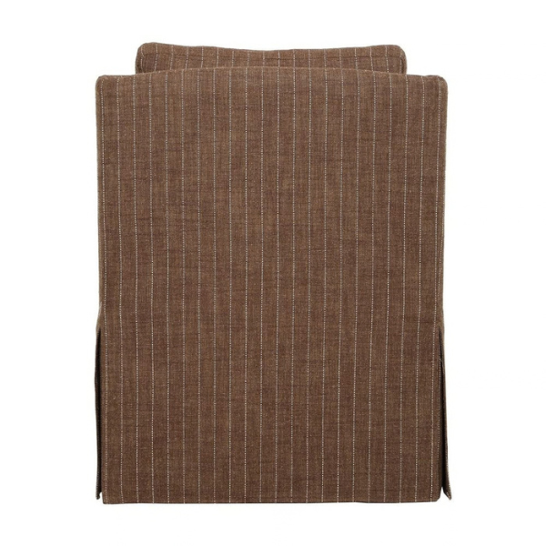 Uttermost Luisa Swivel Chair, Teak Stripe - Image 6