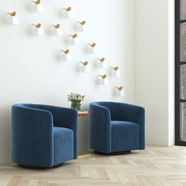 Uttermost Mallorie Swivel Chair - Image 2