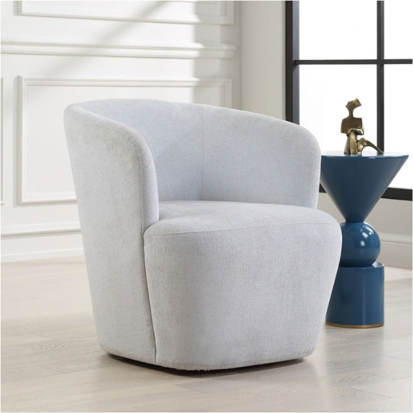 Uttermost Mist Swivel Chair - Image 3