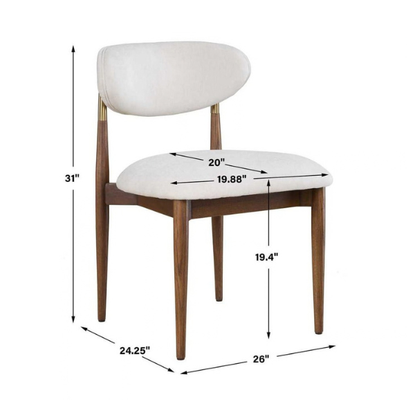 Uttermost Moxie Armless Dining Chair, 2 Per Box - Image 22