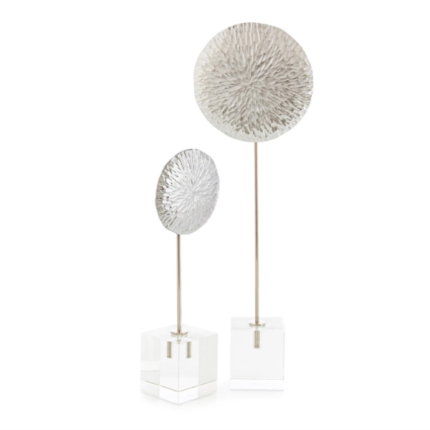 John Richard Natalia Sculptures on Crystal - Set of 2