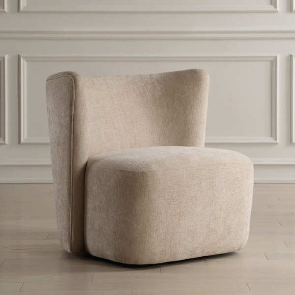 Uttermost Outlook Swivel Chair, Sand - Image 3