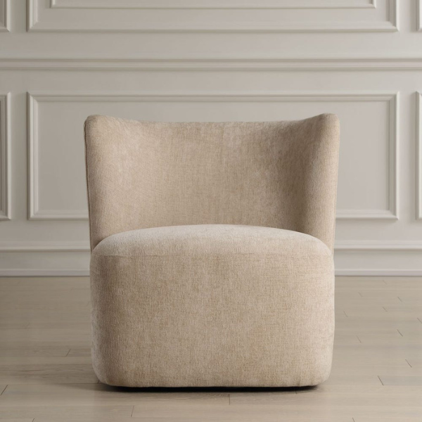 Uttermost Outlook Swivel Chair, Sand - Image 2