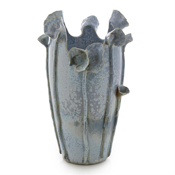 John Richard Porcelain Sprouts Vase - Image 4