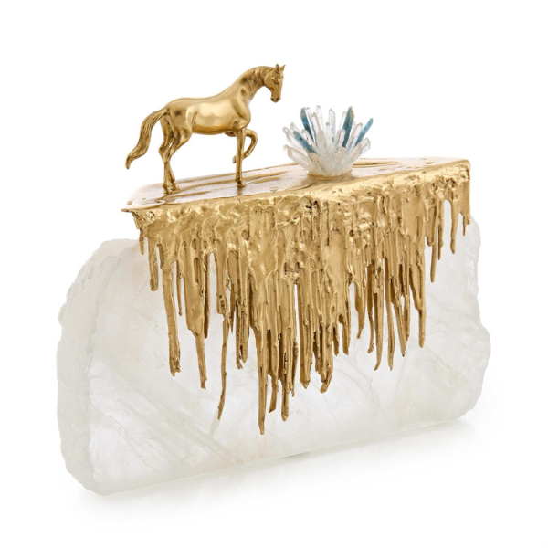 John Richard Prairie Sculpture on Selenite - Image 2