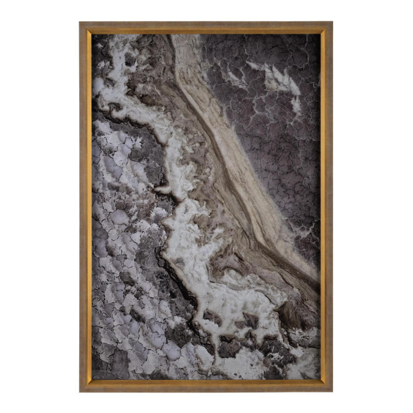 John Richard Rodney Bursiel's Salt Vein in a Dark Sand Gallery Frame