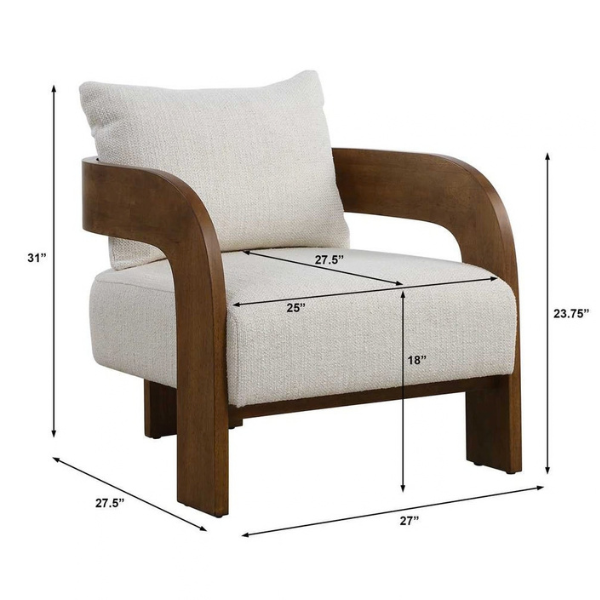 Uttermost Rowan Accent Chair - Image 9