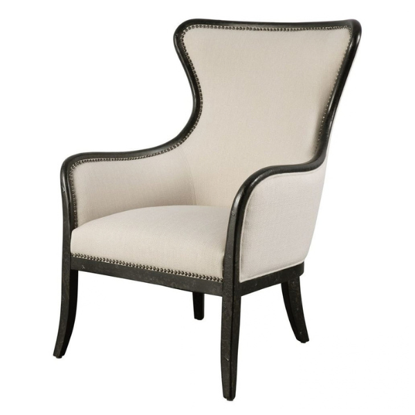 Uttermost Sandy Wing Chair - Image 3