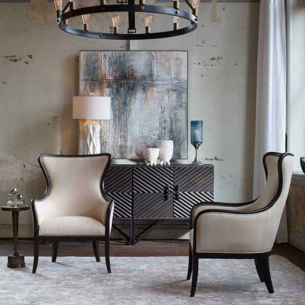 Uttermost Sandy Wing Chair - Image 9