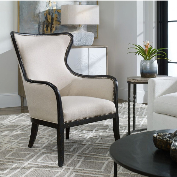 Uttermost Sandy Wing Chair - Image 2