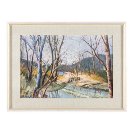 John Richard Shelley Bolton's Messenger in a White Gallery Frame