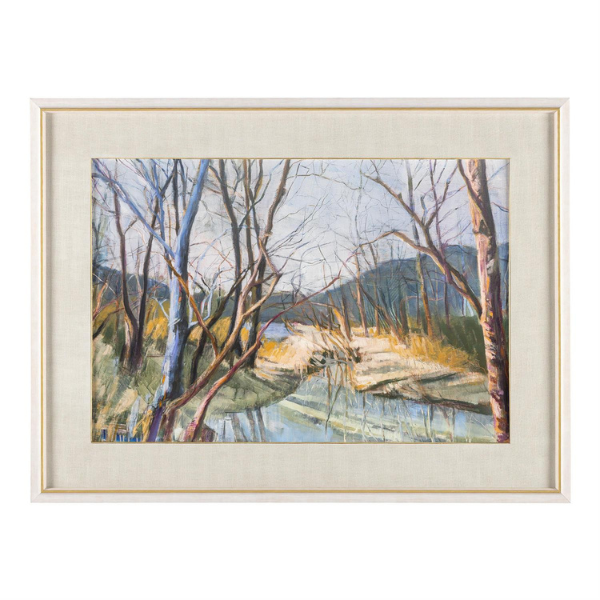 John Richard Shelley Bolton's Messenger in a White Gallery Frame