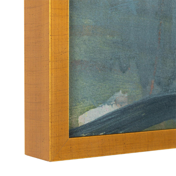 John Richard Shelley Bolton's Peaks in a Gold Amber Gallery Frame - Image 2