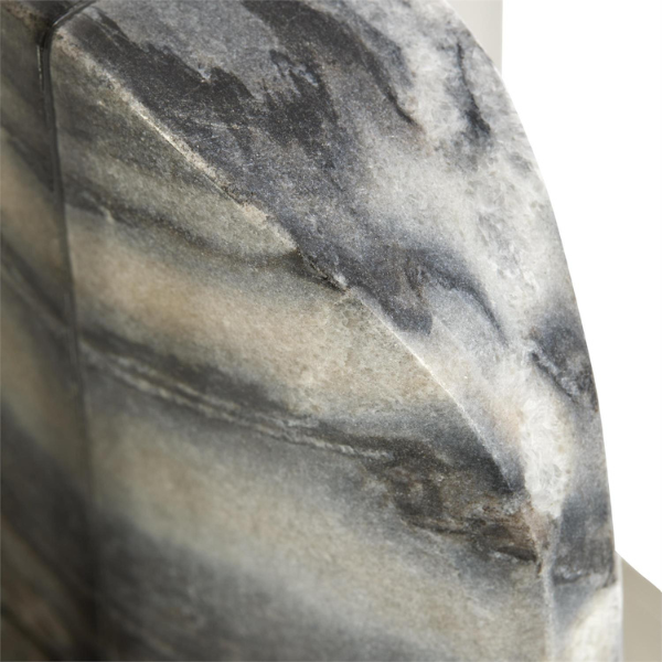 John Richard Stone Arc Bookends - Set of 2 - Image 2