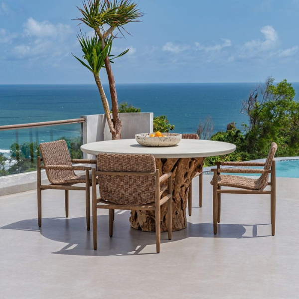 Uttermost Sumba Outdoor Dining Chair - Image 3