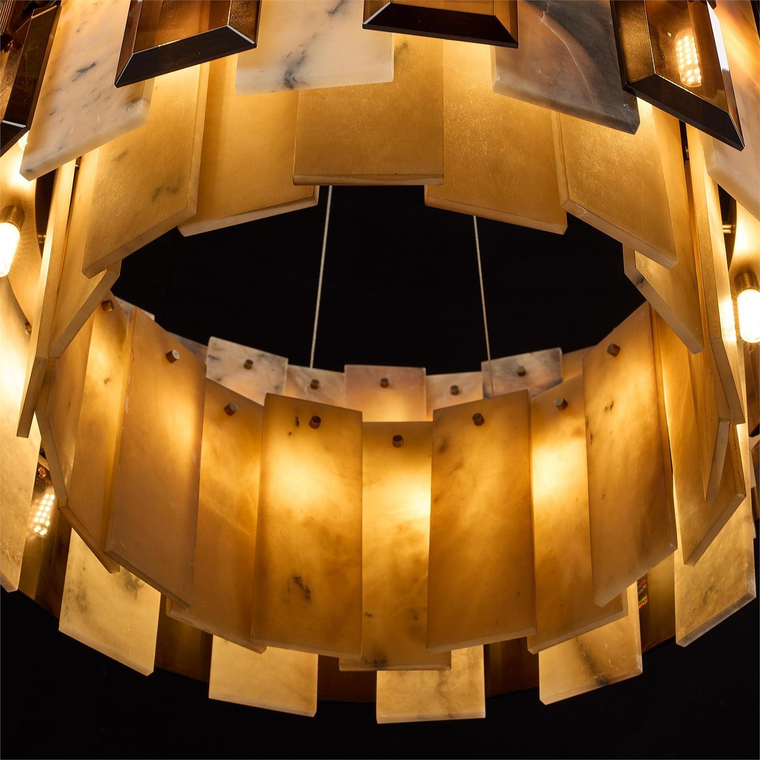 John Richard Tamboril Thirty-Eight-Light Two-Tier Chandelier - Image 3