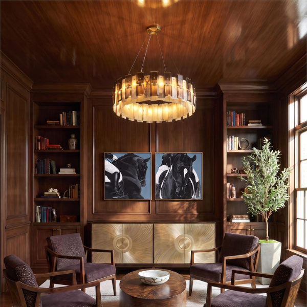 John Richard Tamboril Twenty-Two-Light Chandelier - Image 6