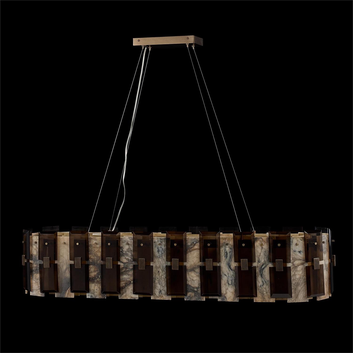 John Richard Tamboril Twenty-Two-Light Horizontal Chandelier - Image 2