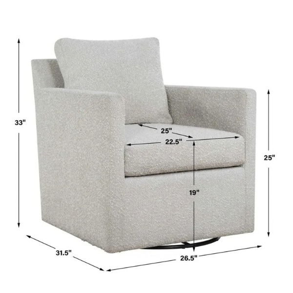 Uttermost Tisdell Swivel/Glider - Image 25