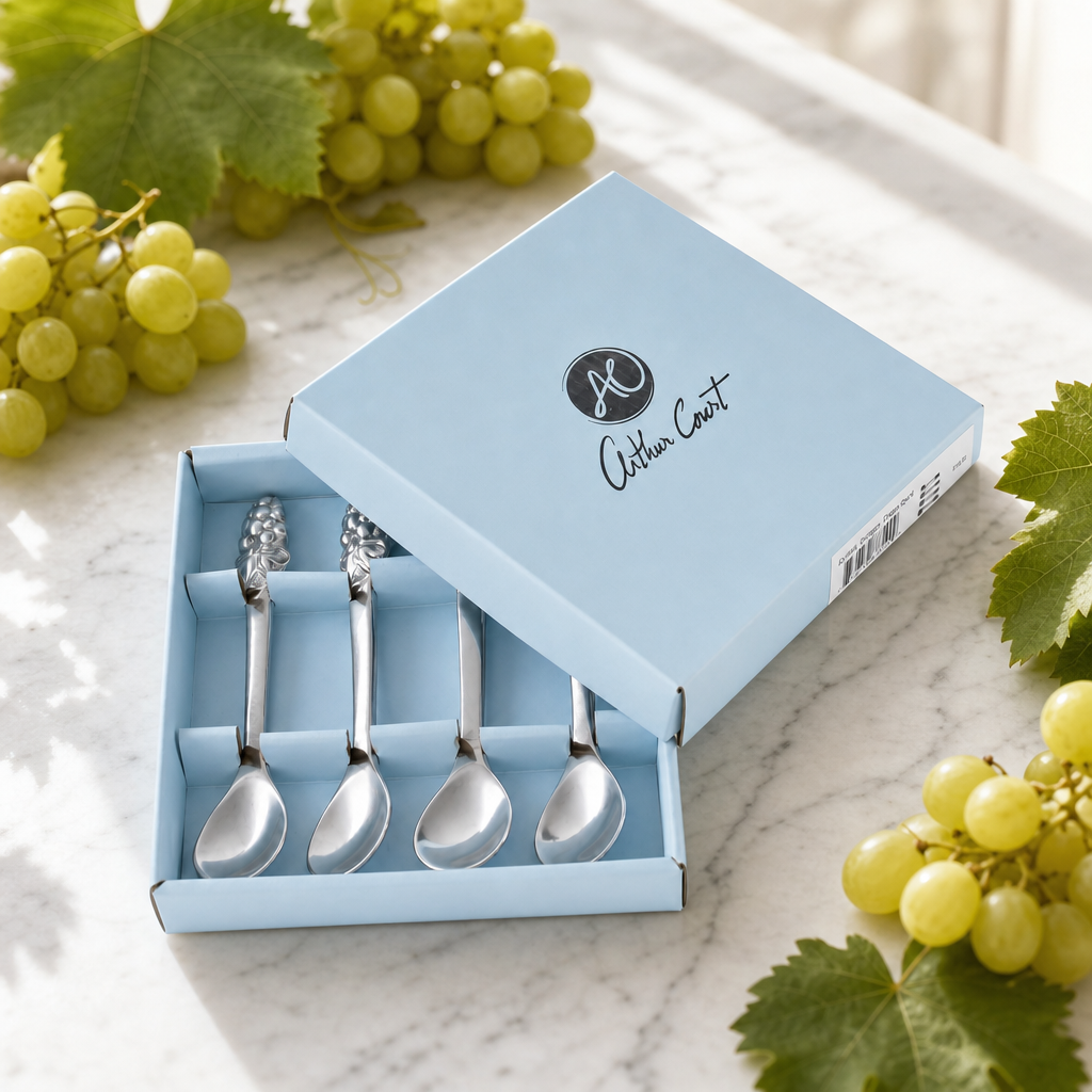 Arthur Court Grape Set/4 Spoons - Image 3