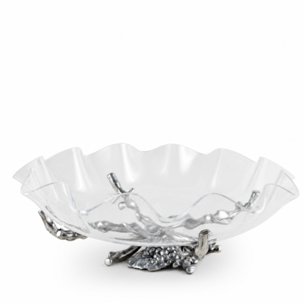 Arthur Court Grape Stand Acrylic Bowl 16
