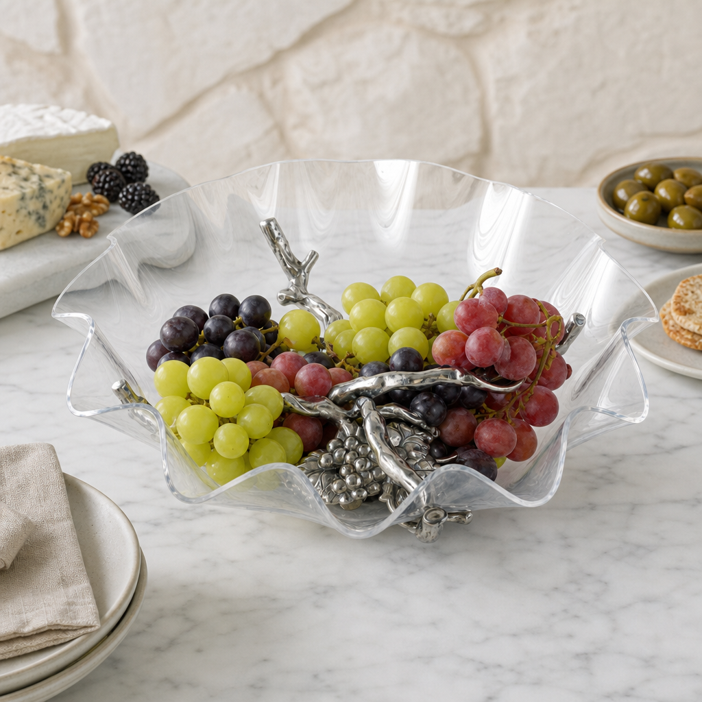 Arthur Court Grape Stand Acrylic Bowl 16 - Image 5