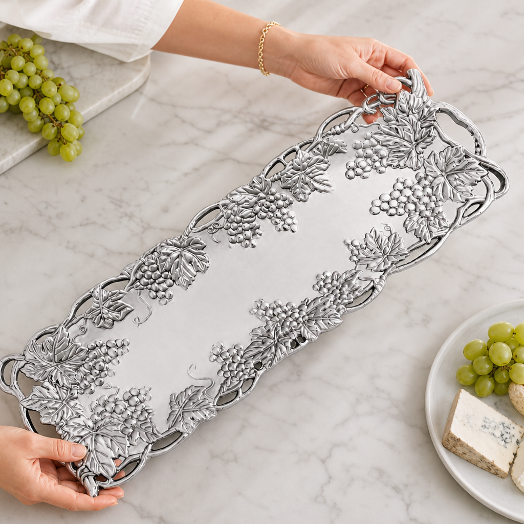 Arthur Court Grape Oblong Tray - Image 4