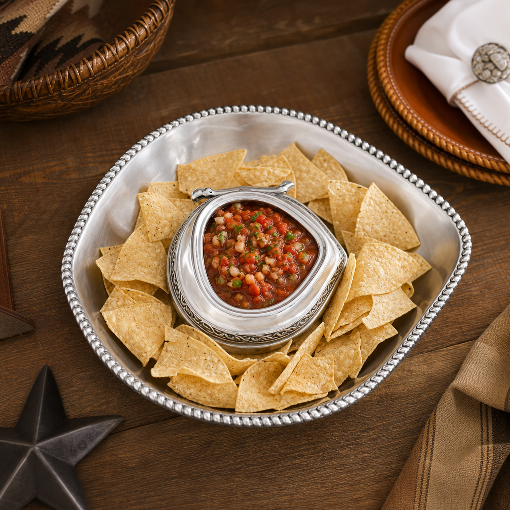 Arthur Court Cowboy Chip and Dip - Image 5