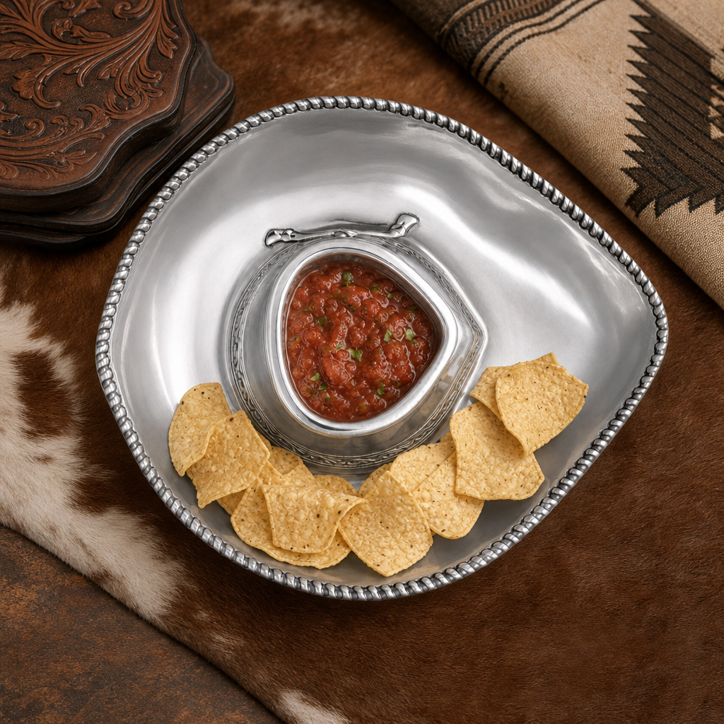 Arthur Court Cowboy Chip and Dip - Image 3