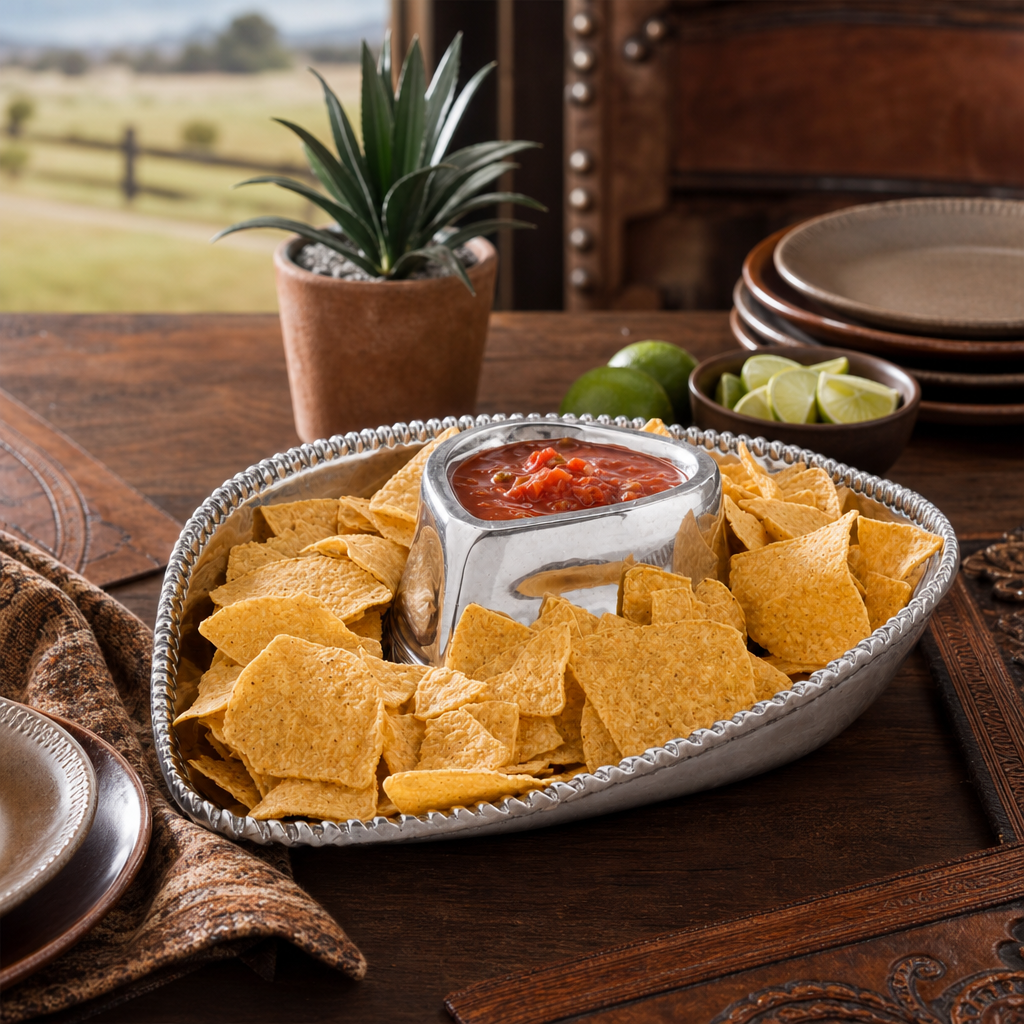 Arthur Court Cowboy Chip and Dip - Image 7