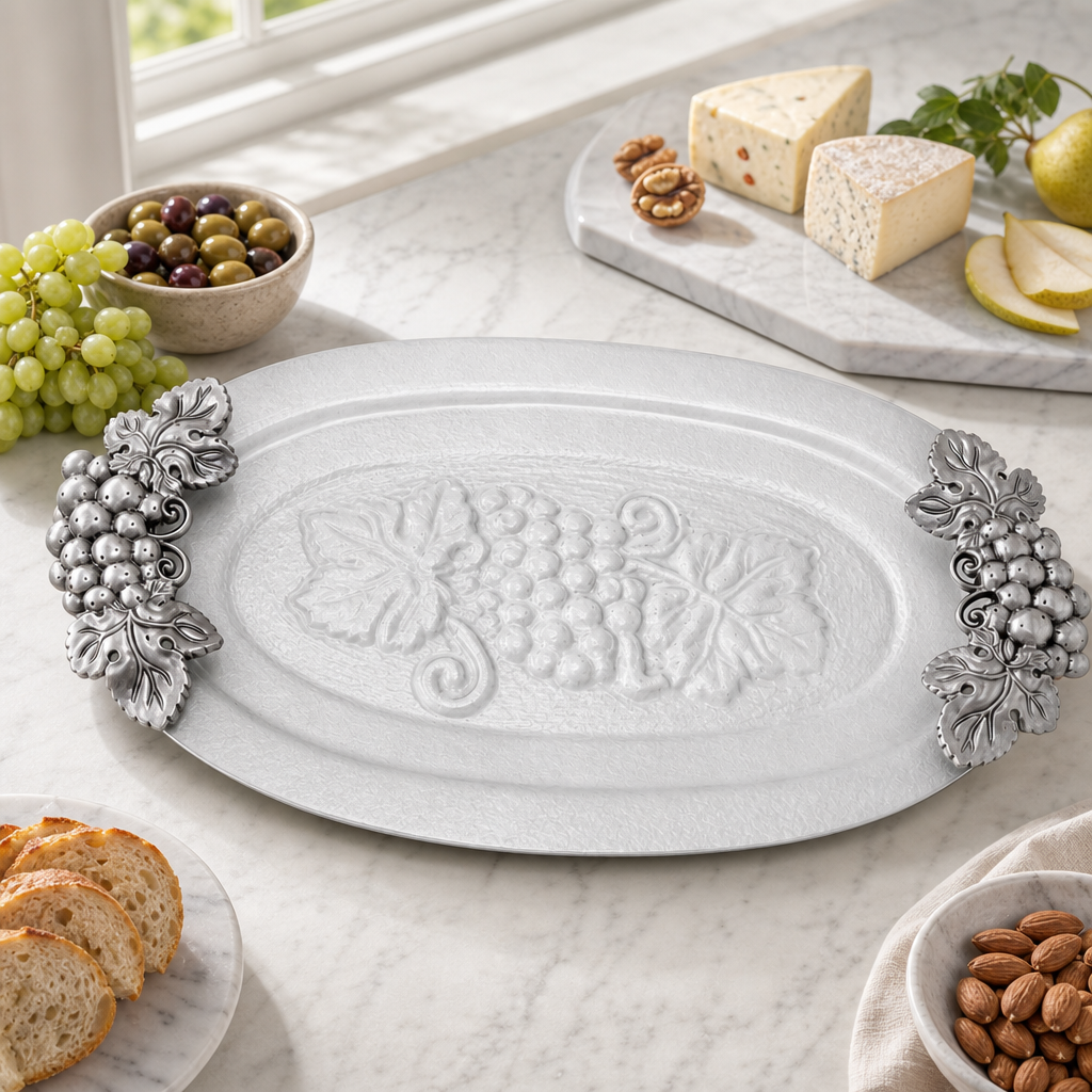 Arthur Court Grape Glass Platter - Image 5