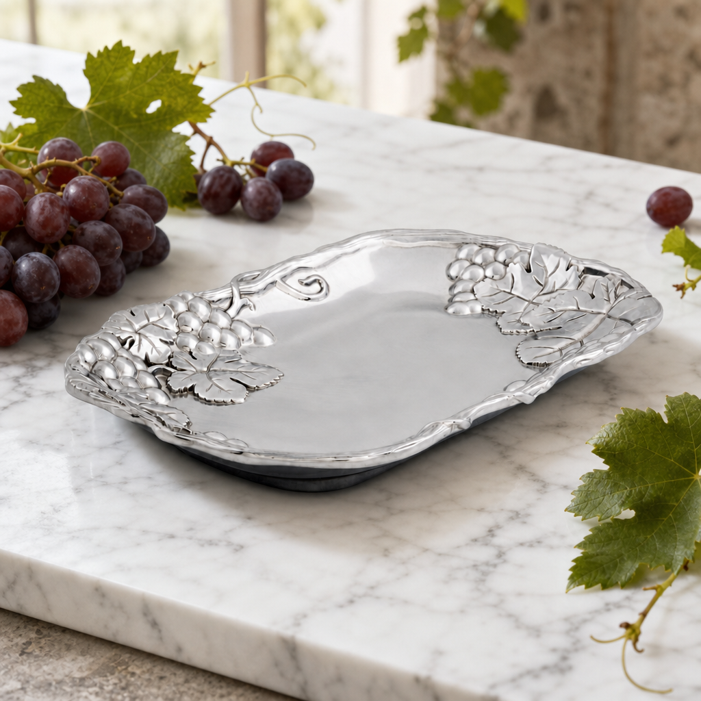 Arthur Court Grape Pattern Catch All - Image 3