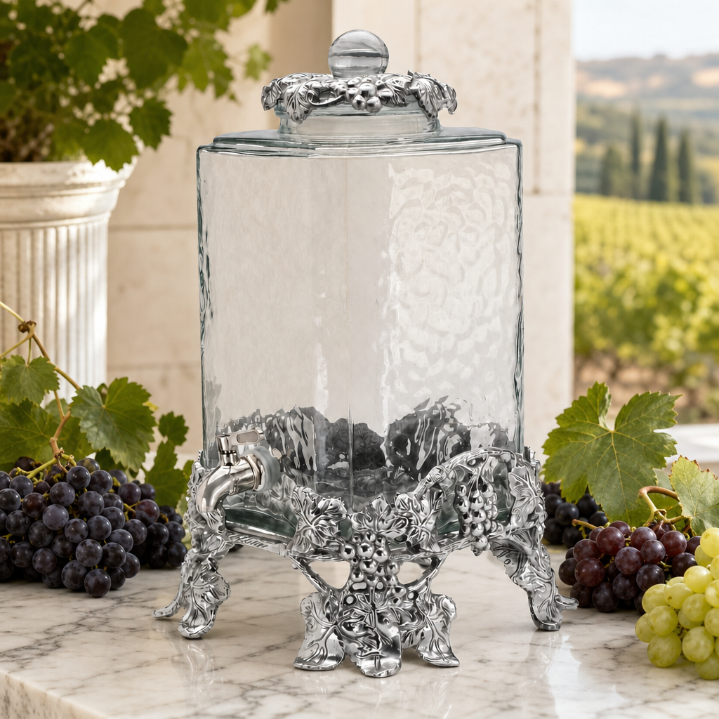Arthur Court Elevated Grape Beverage Server - Image 2
