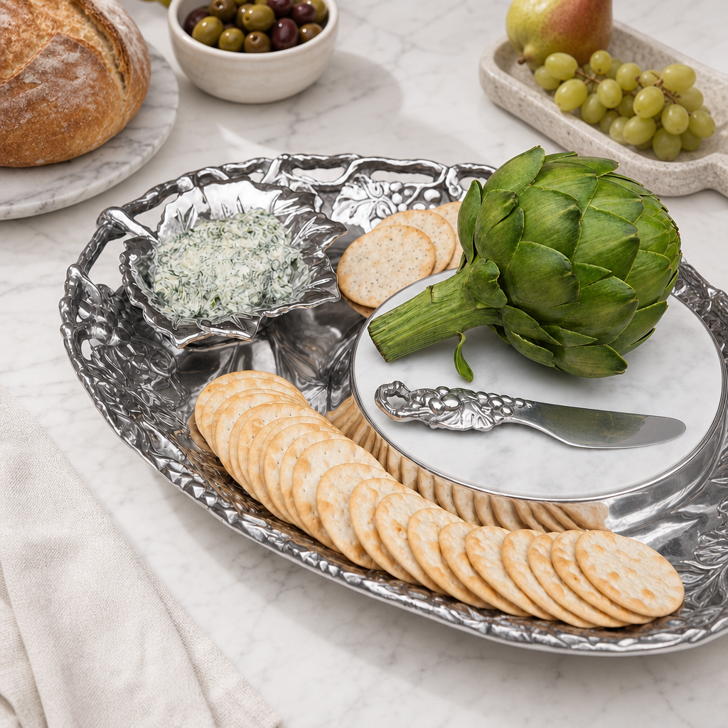 Arthur Court Grape Tray Entertainment Set 5 - Image 5