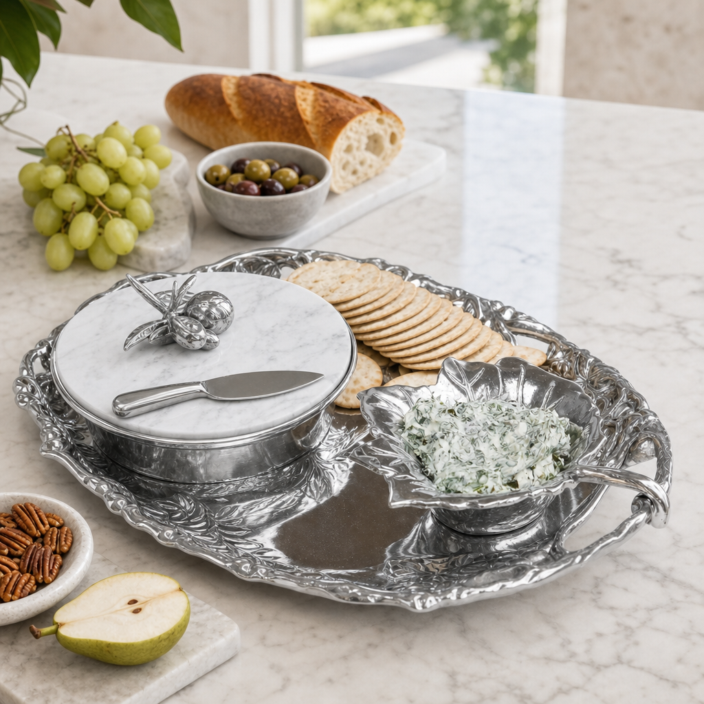 Arthur Court Grape Tray Entertainment Set 5 - Image 6
