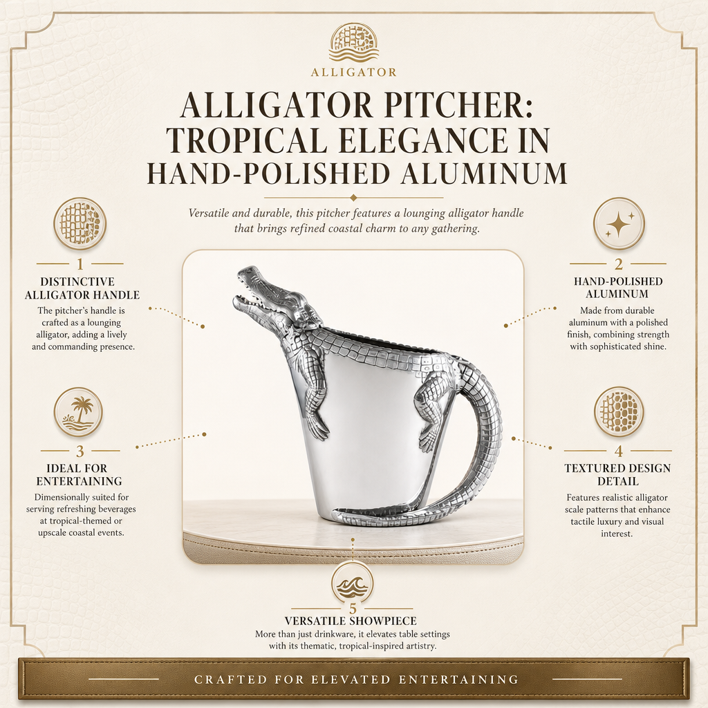 Arthur Court Alligator Pitcher - Image 6