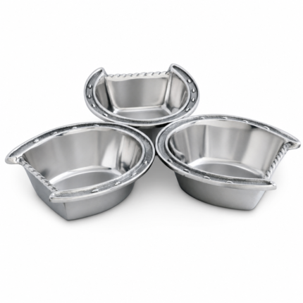 Arthur Court Horseshoe 3-Bowl Bowl