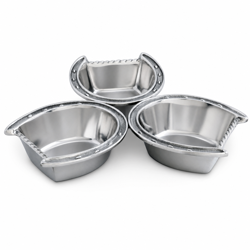Arthur Court Horseshoe 3-Bowl Bowl