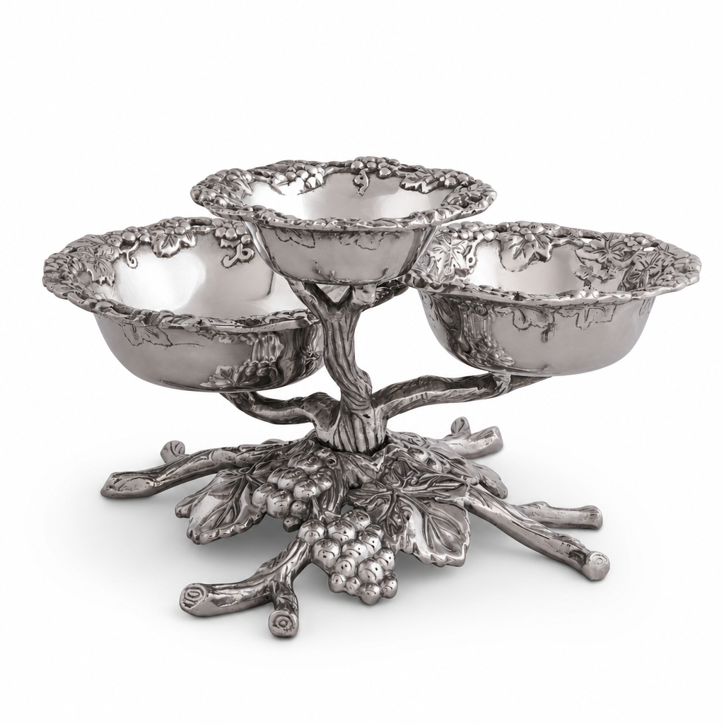 Arthur Court Grape 3-Tiered Bowl