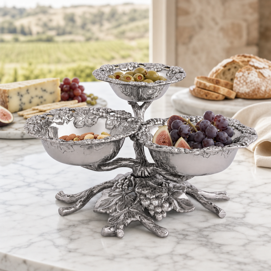 Arthur Court Grape 3-Tiered Bowl - Image 6