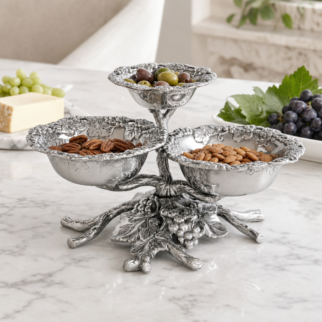 Arthur Court Grape 3-Tiered Bowl - Image 7