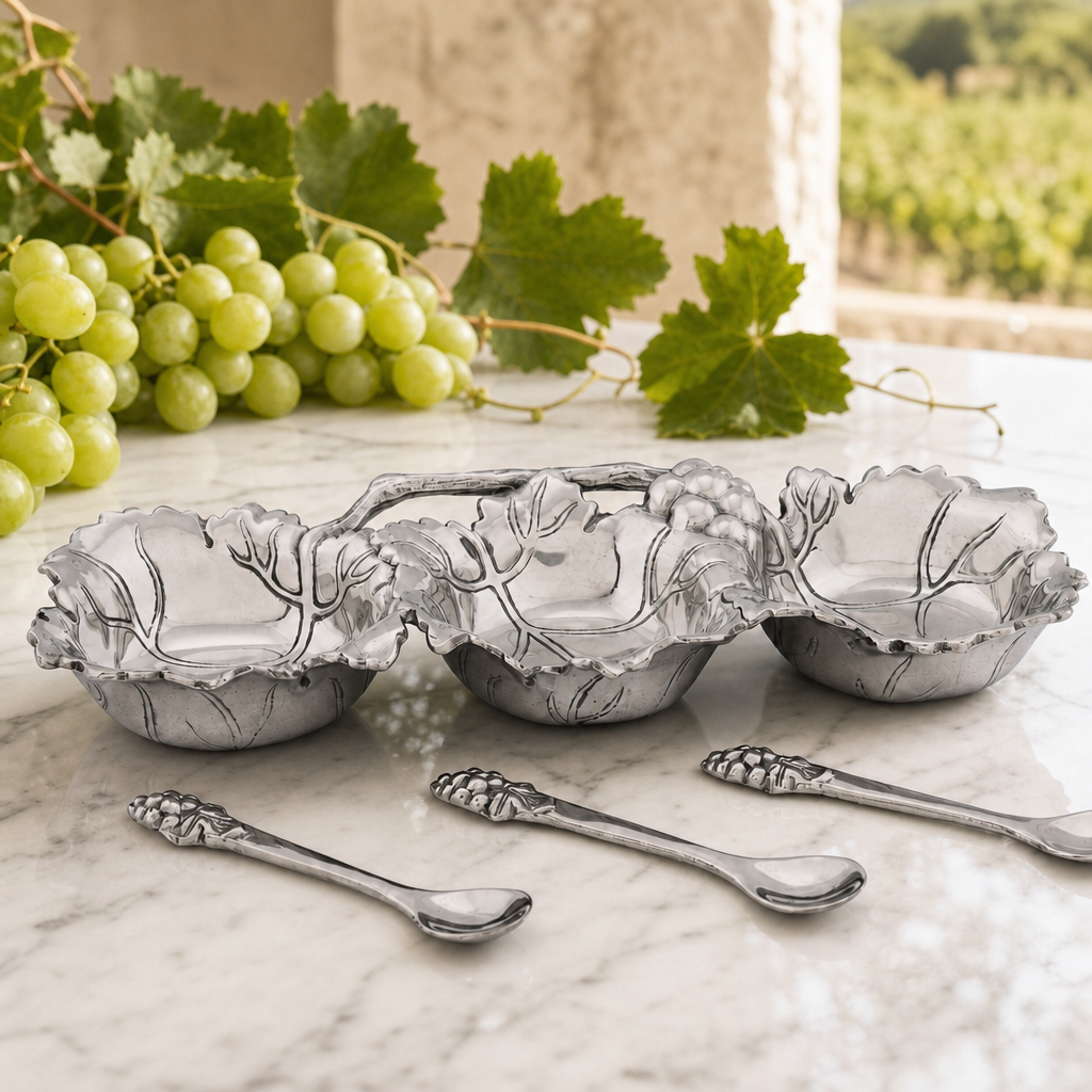 Arthur Court Grape Condiment Server - Image 2