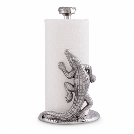Arthur Court Alligator Paper Towel Holder