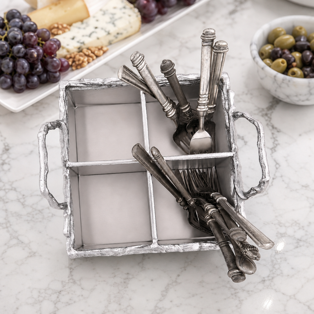 Arthur Court Grapevine Flatware Caddy - Image 6