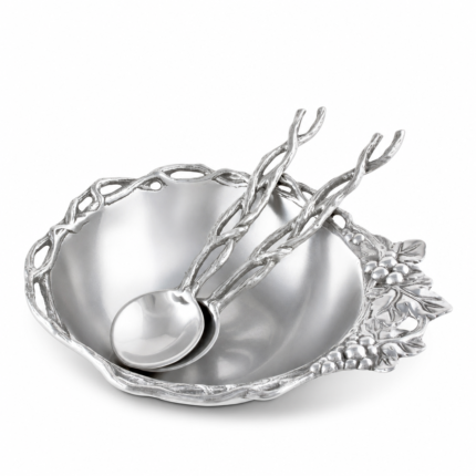 Arthur Court Grape Open Vine Salad Set 3-Pc