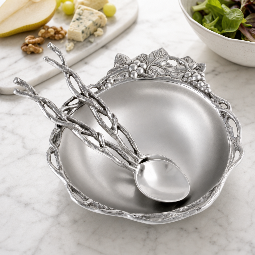 Arthur Court Grape Open Vine Salad Set 3-Pc - Image 6