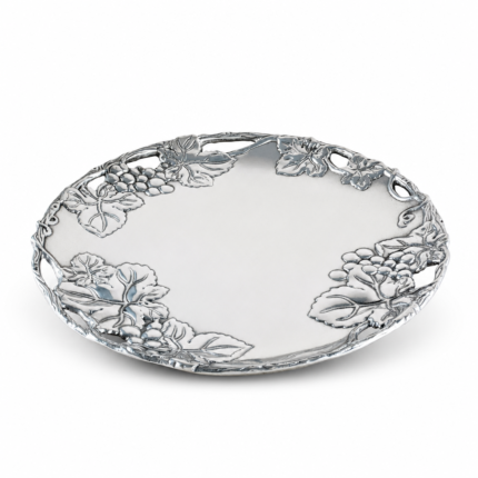 Arthur Court Grape 12 Round Plate